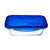 Lunchbox hermetisch Pyrex Cook&go 30 x 23 cm 3,3 L rechteckig Blau Glas (4 Stück)