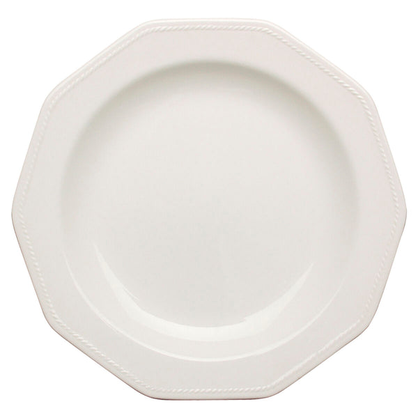 Flacher Teller Churchill Artic White Weiß aus Keramik Porcelæn Ø 27 cm (6 Stück)