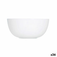 Salatschüssel Luminarc Diwali Weiß Glas 12 cm (36 Stück)
