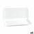 Kochschüssel Quid Basic rechteckig aus Keramik Weiß (6 Stück) (31 x 18 cm)