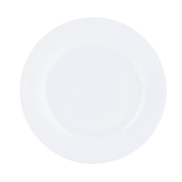 Flacher Teller Quid Basic Weiß aus Keramik 23 cm (12 Stück)