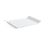 Tablett für Snacks Quid Gastro Fresh 26 x 18 cm aus Keramik Weiß (6 Stück)