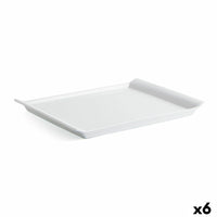 Kochschüssel Quid Gastro Fresh aus Keramik Weiß (31 x 23 cm) (6 Stück)