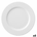 Flacher Teller Ariane Prime Weiß aus Keramik Ø 29 cm (6 Stück)