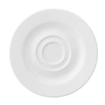 Teller Ariane Prime Espresso aus Keramik Weiß 13 cm (12 Stück)