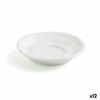Flacher Teller Ariane Prime Weiß aus Keramik Schale (12 Stück)