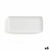 Kochschüssel Ariane Vital Coupe rechteckig aus Keramik Weiß (36 x 16,5 cm) (6 Stück)