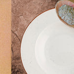 Flacher Teller Ariane Terra Beige aus Keramik Ø 31 cm (6 Stück)