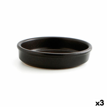 Kochtopf Anaflor Barro Anaflor Schwarz aus Keramik Steingut Ø 25 cm (3 Stück)