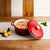 Topf mit Deckel Bidasoa Fierro Rot Ø 24 cm 3,7 L (2 Stück)