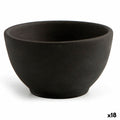 Schüssel für Vorspeisen Quid Mineral Gres Schwarz aus Keramik 9 x 5 cm (18 Stück)
