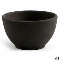 Schüssel für Vorspeisen Quid Mineral Gres Schwarz aus Keramik 9 x 5 cm (18 Stück)