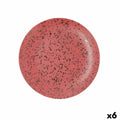 Flacher Teller Ariane Oxide Rot aus Keramik Ø 27 cm (6 Stück)