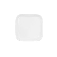 Tablett für Snacks Ariane Alaska Weiß aus Keramik karriert 11,4 x 11,4 cm (18 Stück)