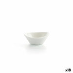 Satz für Appetithäppchen Ariane Alaska Weiß aus Keramik 8,5 x 8,3 x 3,5 cm (18 Stück)