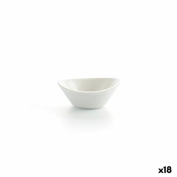 Satz für Appetithäppchen Ariane Alaska Weiß aus Keramik 8,5 x 8,3 x 3,5 cm (18 Stück)