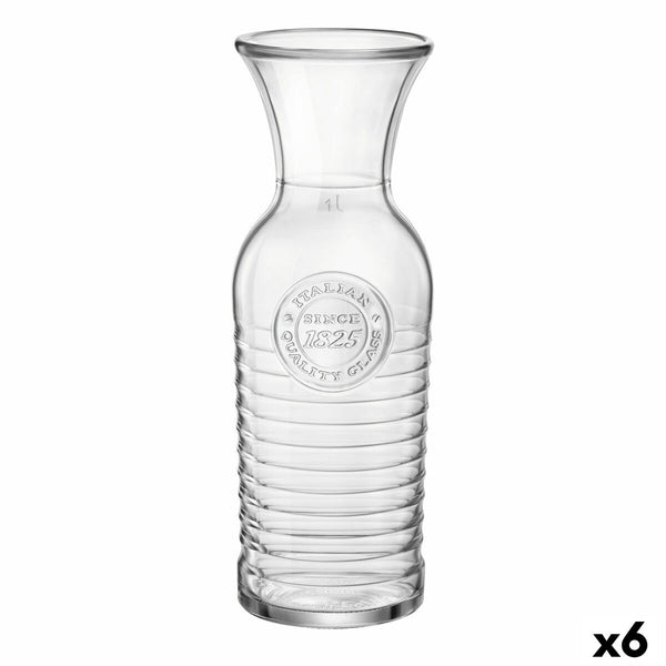 Flasche Bormioli Rocco Officina Durchsichtig Glas 1 L (6 Stück)