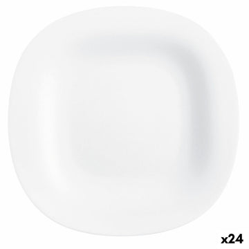 Dessertteller Luminarc Carine Weiß Glas (19 cm) (24 Stück)