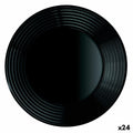Suppenteller Luminarc Harena Schwarz Glas (Ø 23,5 cm) (24 Stück)