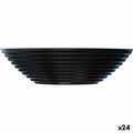 Schüssel Luminarc Harena Suppe 20 cm Schwarz Glas (24 Stück)