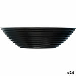Schüssel Luminarc Harena Suppe 20 cm Schwarz Glas (24 Stück)