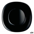 Suppenteller Luminarc Carine Schwarz Glas (Ø 23,5 cm) (24 Stück)