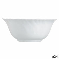 Salatschüssel Luminarc Feston Weiß Glas 12 cm (24 Stück)