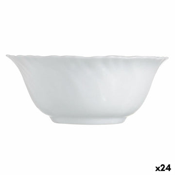 Salatschüssel Luminarc Feston Weiß Glas 12 cm (24 Stück)