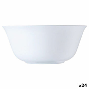 Salatschüssel Luminarc Carine Blanco Weiß Glas 12 cm (24 Stück)