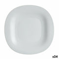 Flacher Teller Luminarc Carine Granit Grau Glas Ø 27 cm (24 Stück)
