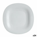 Flacher Teller Luminarc Carine Granit Grau Glas Ø 27 cm (24 Stück)