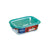 Rechteckige Lunchbox mit Deckel Luminarc Keep'n Lagon türkis 1,97 l 22 x 15,6 x 7,2 cm Glas (6 Stück)