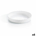 Kochschüssel Luminarc Trianon Oval Weiß Glas (Ø 26 cm) (6 Stück)