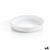 Kochschüssel Luminarc Trianon Oval Weiß Glas (Ø 26 cm) (6 Stück)