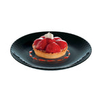 Dessertteller Luminarc Pampille Schwarz Glas (19 cm) (24 Stück)