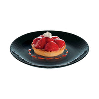 Dessertteller Luminarc Pampille Schwarz Glas (19 cm) (24 Stück)
