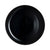 Flacher Teller Luminarc Pampille Noir Schwarz Glas 25 cm (24 Stück)