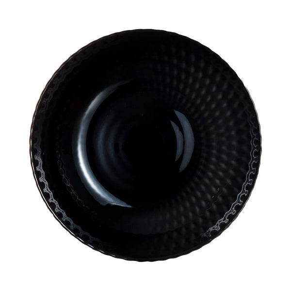 Suppenteller Luminarc Pampille Noir Schwarz Glas 20 cm (24 Stück)