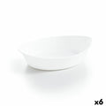 Kochschüssel Luminarc Smart Cuisine Oval Weiß Glas 25 x 15 cm (6 Stück)