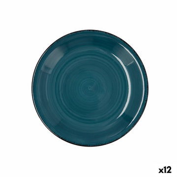 Dessertteller Quid Vita aus Keramik Blau (19 cm) (12 Stück)