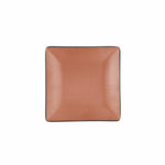 Flacher Teller Bidasoa Gio Braun Kunststoff 18 x 18 cm (12 Stück)