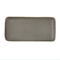 Schale Bidasoa Gio Grau aus Keramik 28 x 14 cm rechteckig (4 Stück)
