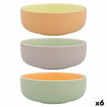 Schüssel Quid Vitamina zweifarbig aus Keramik 16 x 16 x 6 cm (6 Stück)