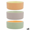 Schüssel Quid Vitamina zweifarbig aus Keramik 13 x 13 x 5,2 cm (6 Stück)