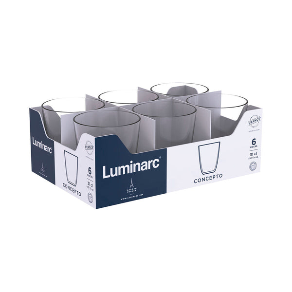 Trinkglas Luminarc Concepto Durchsichtig Glas 310 ml (24 Stück)