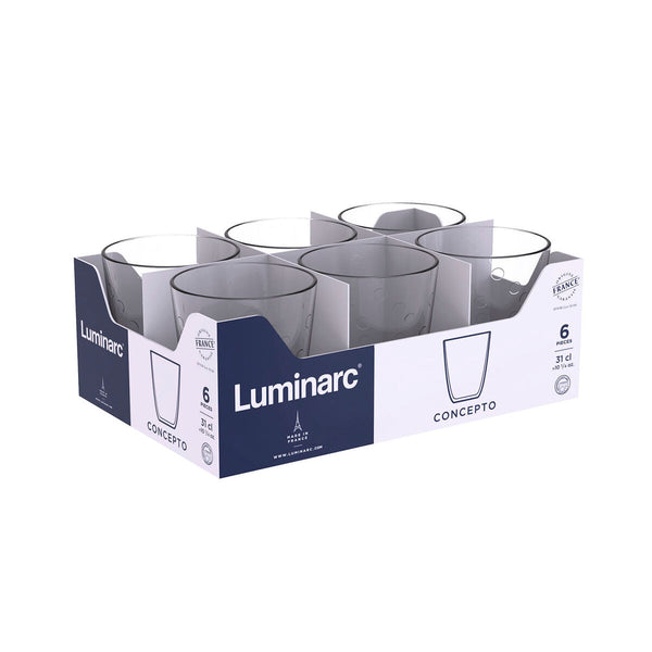 Trinkglas Luminarc Concepto Durchsichtig Glas 310 ml (24 Stück)