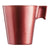 Henkelbecher Luminarc Flashy Rot 80 ml Glas (24 Stück)