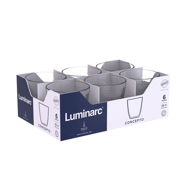 Trinkglas Luminarc Concepto Durchsichtig Glas 250 ml (24 Stück)