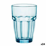 Trinkglas Bormioli Rocco Rock Bar Blau Glas 370 ml (24 Stück)