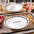 Flacher Teller Luminarc Friends Time Bistr Weiß/Schwarz Glas Ø 30 cm Fleisch (12 Stück)